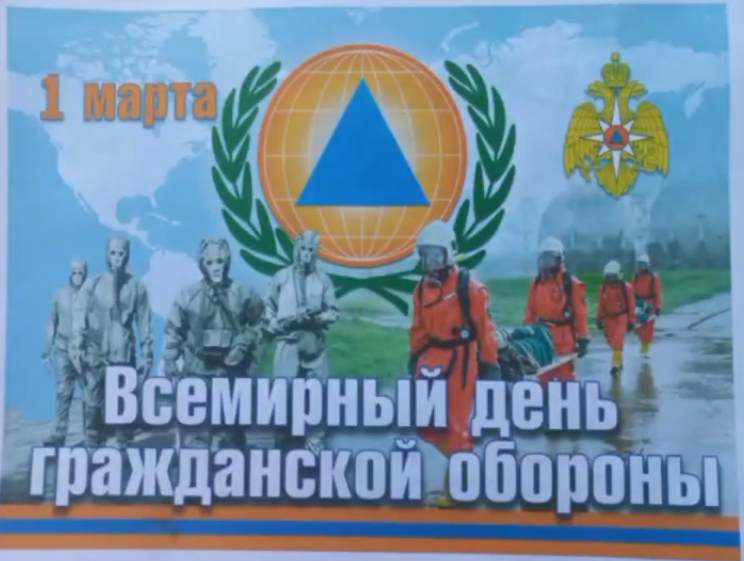 Открытый урок по гражданской обороне.